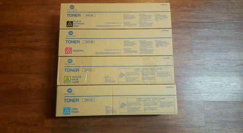 KONICA MINOLTA TN613K, M, Y, C. (FULL SET LOT OF 4)