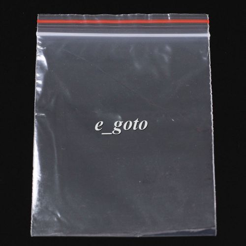 100PCS 6*8CM Jewelry ZipLock Clear Reclosable Poly Bags plastic Self Seal Bag