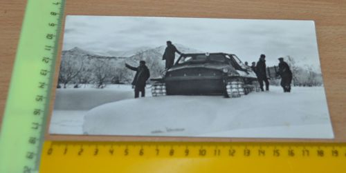 Tracked Vehicles Kamchatka Geologists Postcard Photo Soviet Russian