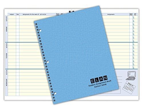 ELAN Dated Student Planner for Middle School August - June Dated for 2016-2017