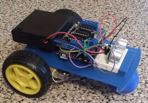Arduino Robotics Smart 2WD Obstacle Avoiding Bot  Lightweight  3D Printed Parts