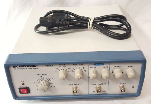 BK Precision 4001A 4 MHz Function Generator NOT FULLY TESTED Used