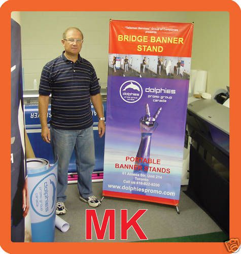 5 UNITS - 31&#034; WIDE X Banner Stands Trade Show Display