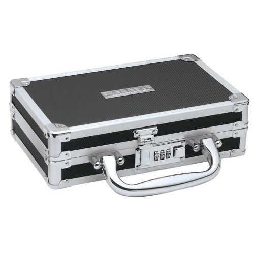 Vaultz medicine case with combination lock, 8.25 x 5 x 2.5 inches, black vz00361 for sale