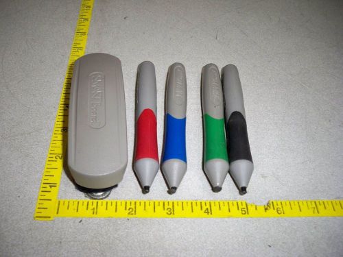 Smart Board 600 Series Pen and Eraser Set (Red/Green/Blue/Black)