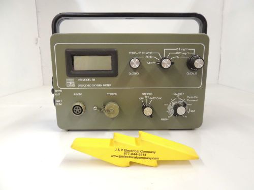 Yellow Springs Instrument YSI Model 58 Dissolved Oxygen Meter, USED