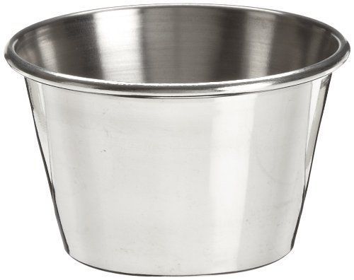 Adcraft OYC-2/PKG Stainless Steel Sauce Cup, 2-1/2 oz. (3 Pack of 12)
