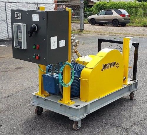 Jetstream 3015 unx 15,000 psi 75hp electric uhp water blaster / only 1.6 hours for sale