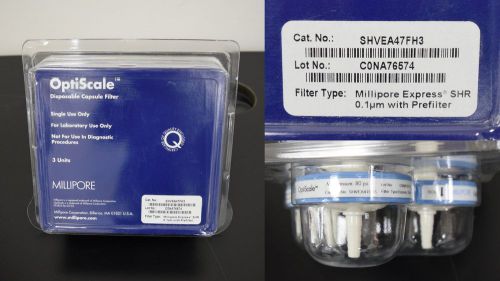 Millipore Lab Optiscale Capsule Filter Express SHR 0.1um 80 PSI FREE SHIPPING D5