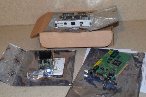 ^^ 3COM ETHERNET LINK 03-0046-010 &amp; HEWLETT PACKARD JET DIRECT  (NI9)