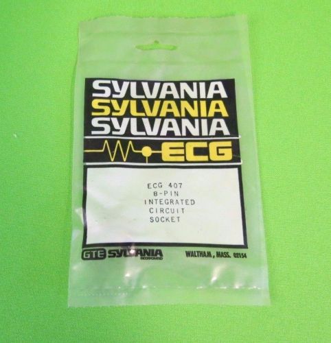 Sylvania ECG-407 8-Pin Integrated Socket (NOS)