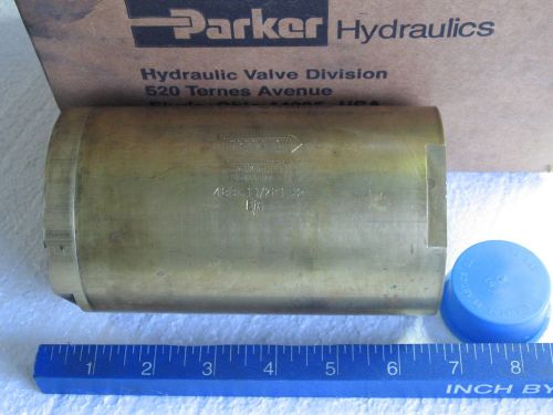 Parker Republic 483-11/2B1-2 Brass 1-1/2&#034; Free Flow Check Valve for Hydraulics