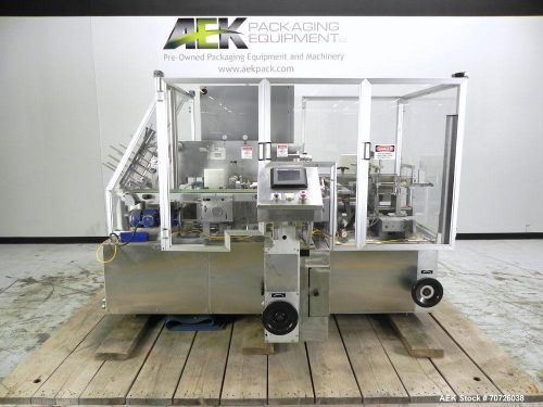 Used- Cam Model NCX Tray/Display Box Packer. Capable of speeds up to 50 trays pe