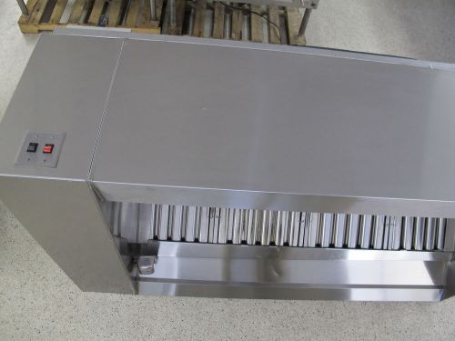 Captive air 4824r type i exhaust hood stainless steel 72&#034; wide overall 84&#034; w for sale