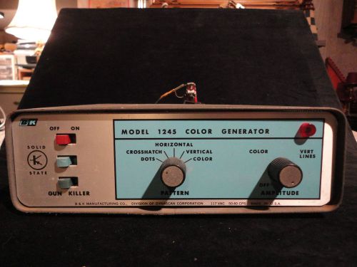 B &amp; K COLOR GENERATOR MODEL 1245