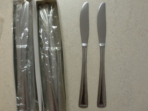 Commercial grade cutlery stainless steel table knives &#034;surrey&#034; x 24 new for sale