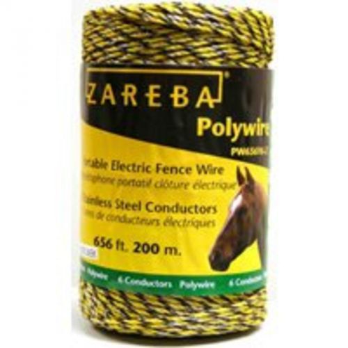 656&#039; 6Strand Polywire Yellow Zareba Electric Fence Accessories PW656Y6-Z