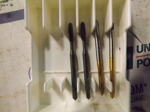 LOT OF 4 TAPS ALL SIZED 6-32 NACHI HERTEL USA AND JAPAN