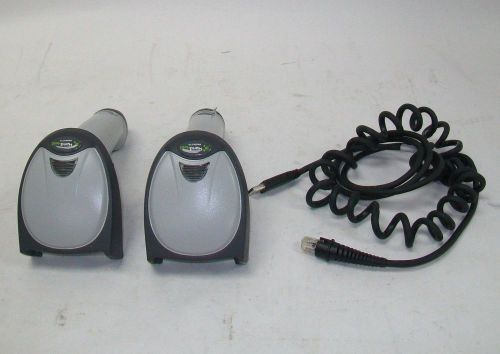 LOT OF 2 Hand Held Products 4600SR051C Barcode Scanner