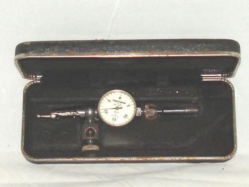 Early Sears Craftsman Dial Test Indicator Orginal Case 9-4076  Complete? G2FC NR