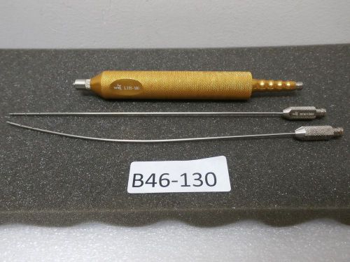 LIPOSUCTION Cannula Set 2mm Removable Gold HANDLE Plastic Surgery Instruments