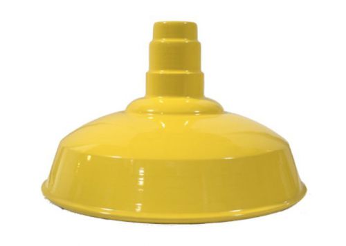 AS-16 YELLOW Standard Dome 16&#034; Industrial Lighting Fixture  NEW