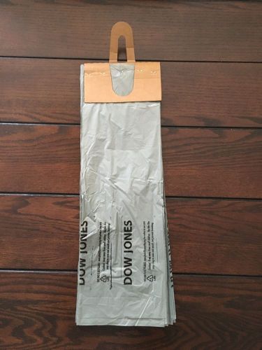 1200 Newspaper Poly Bags - 6 1/2 X 19 Green/Gray