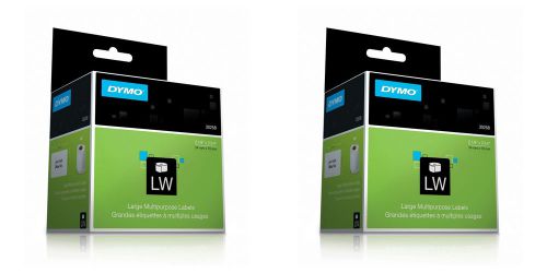 DYMO Self-Adhesive Diskette Labels for 3 1/2in disks, White, 2 Packs