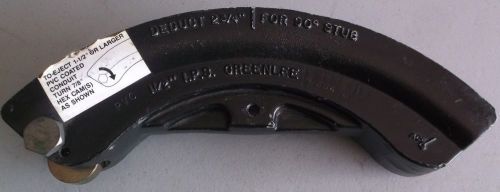 Greenlee 5033460 PVC 1-1/2&#034; I.P.S. Aluminum Conduit Bender Die Shoe w/ cam