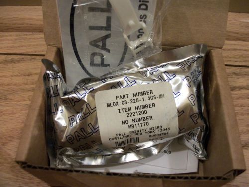 PALL MLOX 03-225-1/4GS-MM 2221200 MEMBRALOX FILTER ASSEMBLY MR11770 NEW IN BOX