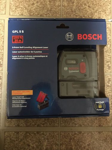 Bosch GPL 5S 5-Point Self-Leveling Alignment Laser