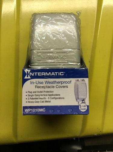 Intermatic WP1010MC Weatherproof Cast Metal Receptacle Switch Cover