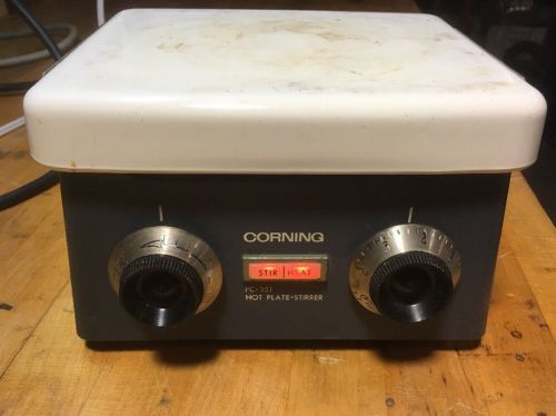 Corning hot plate-stirrer model pc-351 with ceramic top for sale