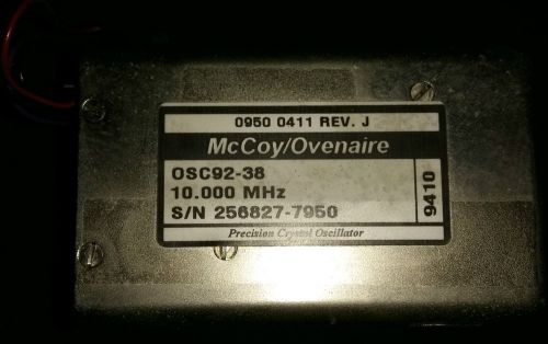 McCoy /Ovenaire OSC92-38 Oscillator Assembly 0950-0411 Rev J For Agilent / HP
