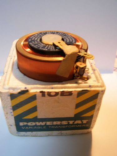 SUPERIOR ELECTRIC VARIABLE TRANSFORMER 10B NEW OLD STOCK