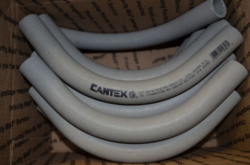 15 Cantex  3/4&#034; SCH 40 Rigid  PVC Conduit - 90 Degree Elbows 5133824