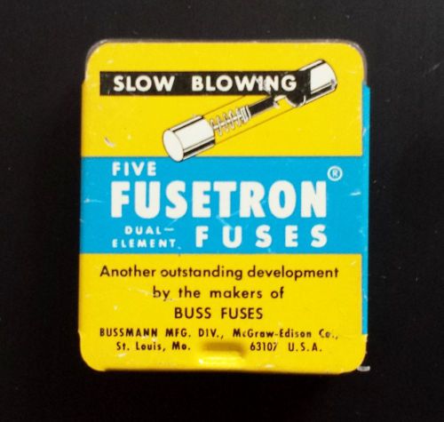 Bussman / Fusetrron MDA 7A Slow-Blow Ceramic Fuse 7 Amp 250V MDA7A,MDA7, Pkg 5