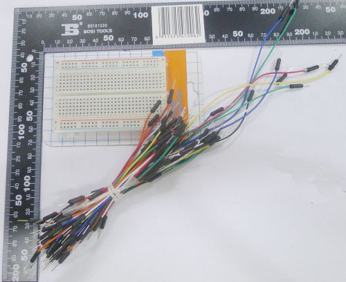 70XBreadboard Jumper Cable Wire &amp; PCB Protoboard Test Circuit Board 400Points hy