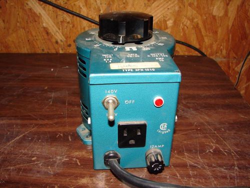 Datyon 3PN 1010 variable Transformer Statco 0-140V 10A WORKING