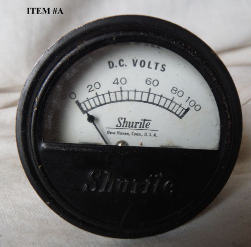 Choose pick one...vintage ampmeter gauges for sale