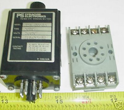 PS Syracuse Electronics TSR-00603 Timing Relay 5 Second _ TSR00603
