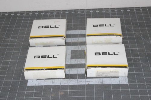 Lot of 4 Bell RCV2-DRGFR  2-gang Weather Proof Cover 1 Duplex  1 GFI Receptacle