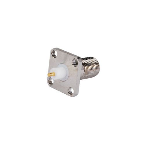 F-type 4 hole panel mount jack with extended dielectric&amp;sol rf coaxial connector for sale
