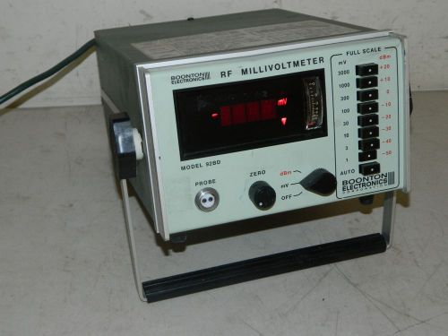Boonton Electronics DIGITAL DISPLAY(Model: 92BD) RF Millivoltmeter  w/ Pwr Cord*