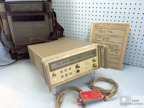 5347A HP AGILENT MICROWAVE COUNTER POWER METER WITH NARDA 0.95-2.0 GHZ COUPLER