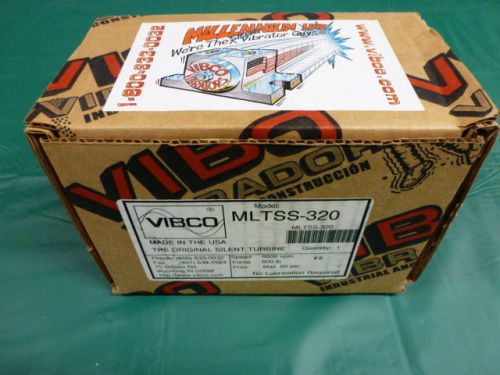 Vibco MLTSS-320 Pneumatic Turbine Vibrator 80PSI 600lbs-Force 7200VPM NEW