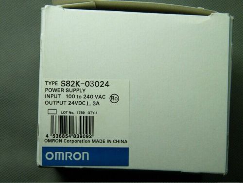 New Omron S82K-03024 100-240VAC Power Supply