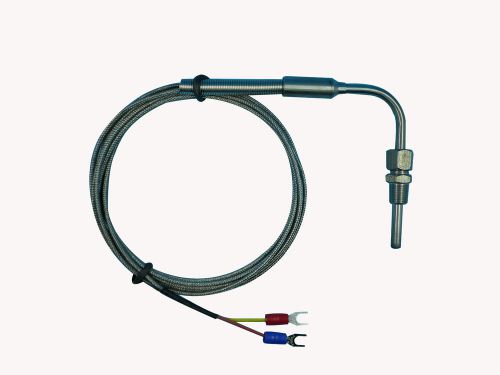 Egt temperature sensors w 90° bend &amp; 1/8&#034; npt compression fittings for exhaust for sale