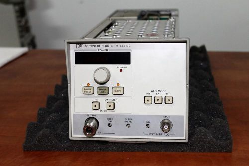 0.01 - 20ghz ? agilent hp 83592c ? rf microwave sweep signal generator plug in for sale