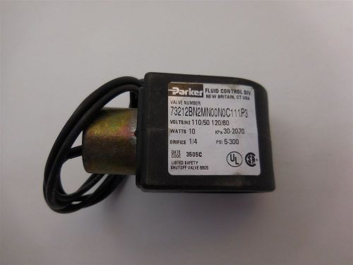 Parker Solenoid Valve Coil 110VAC with leads, Valve No. 73212BN2MN00N0C111P3